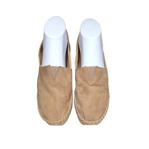 Sam Edelman Cherlene Espadrille Women 9.5 Tan Suede Platform Slip On